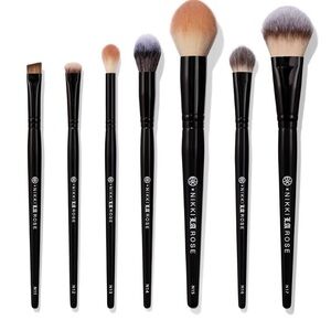 BK Beauty Nikki La Rose Pro Artist Series 7-Piece Brush Set Collection NIB 🔖